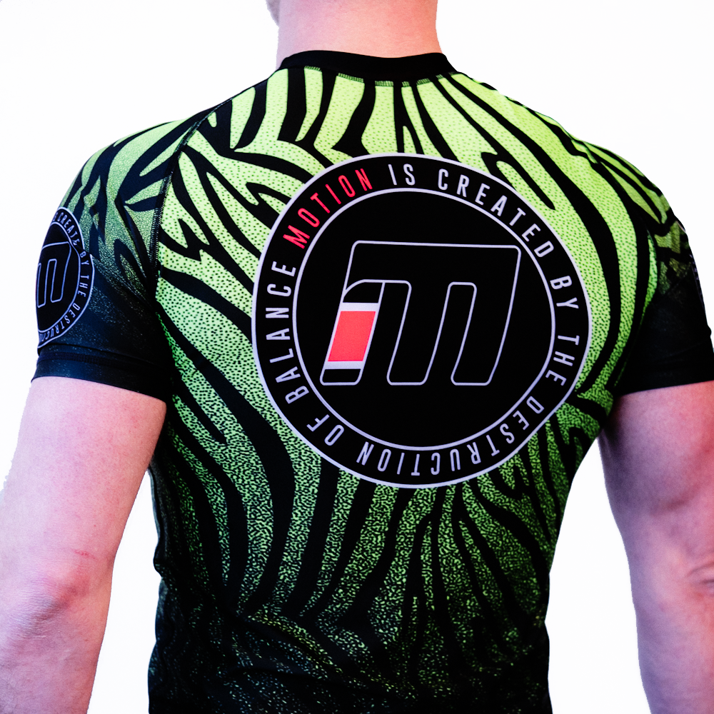 VIVID ZEBRA RASH GUARD