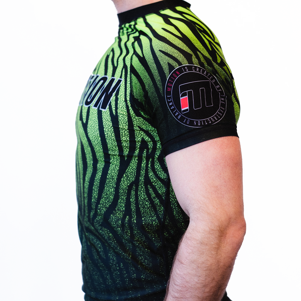 VIVID ZEBRA RASH GUARD