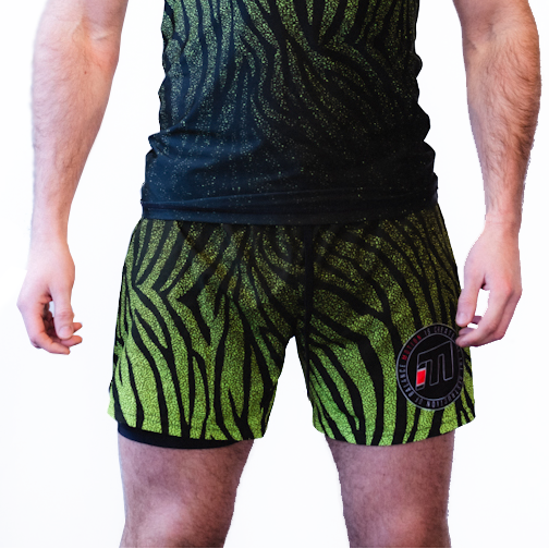 VIVID ZEBRA  HIGH CUT HYBRID SHORTS