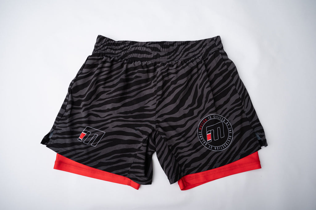 TIGER HIGH CUT HYBRID SHORTS