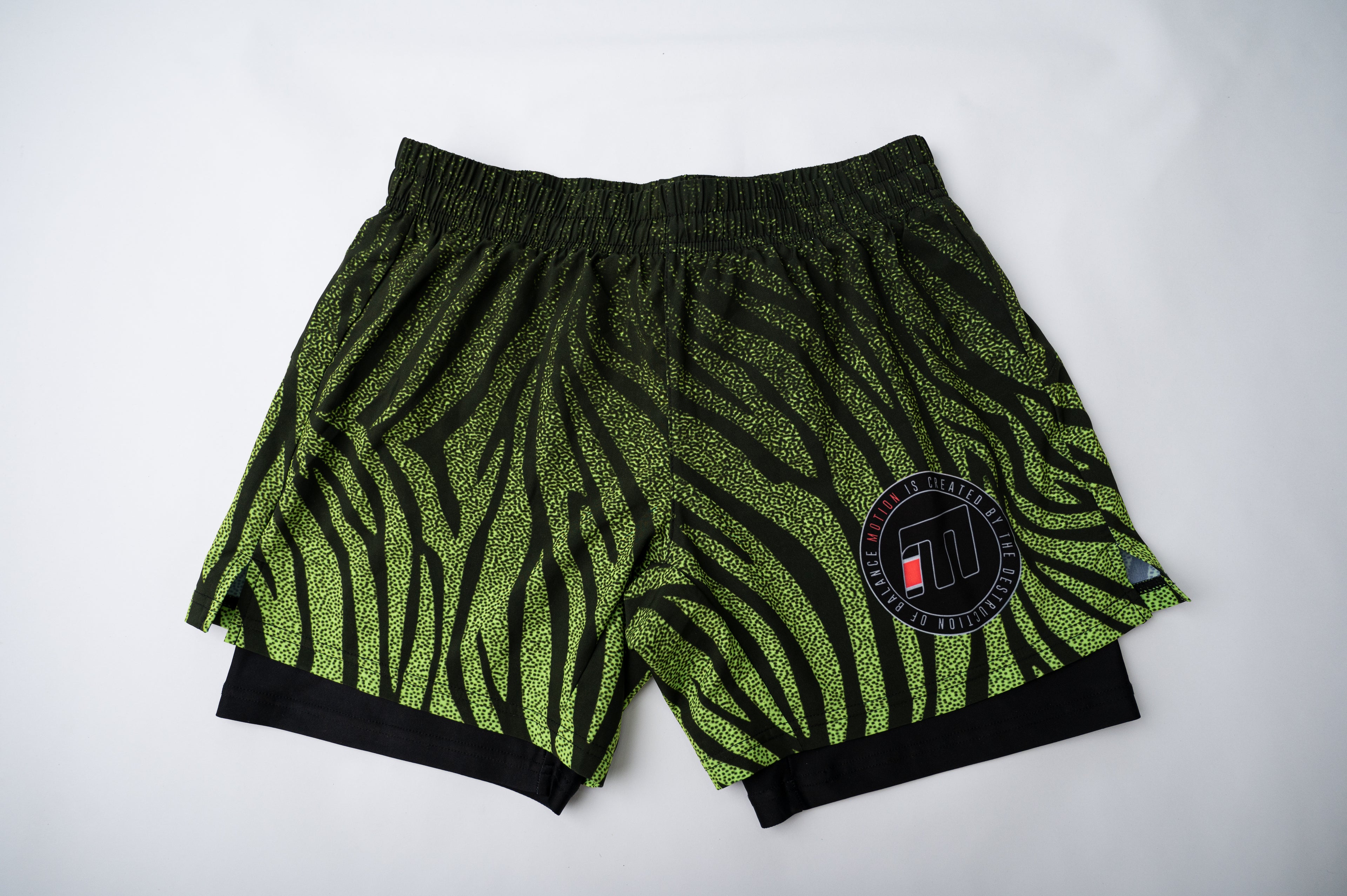 VIVID ZEBRA  HIGH CUT HYBRID SHORTS