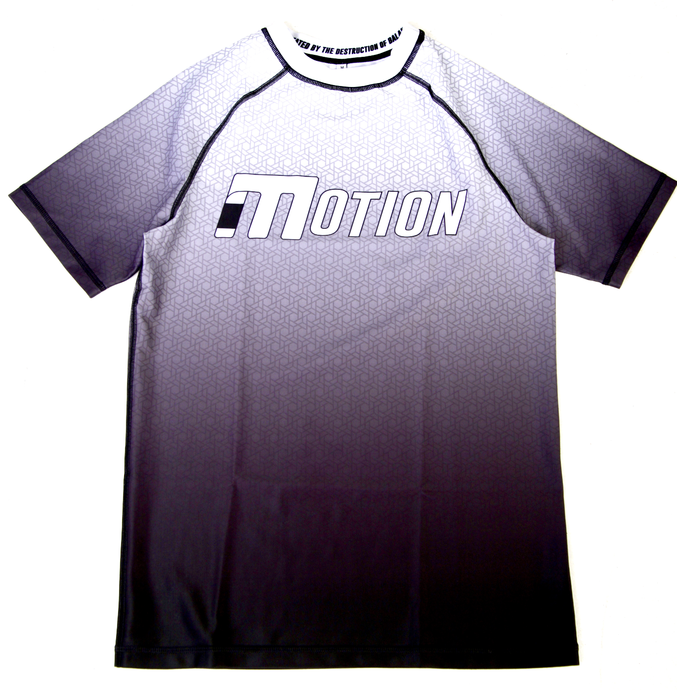 WHITE RANKED RASH GUARD