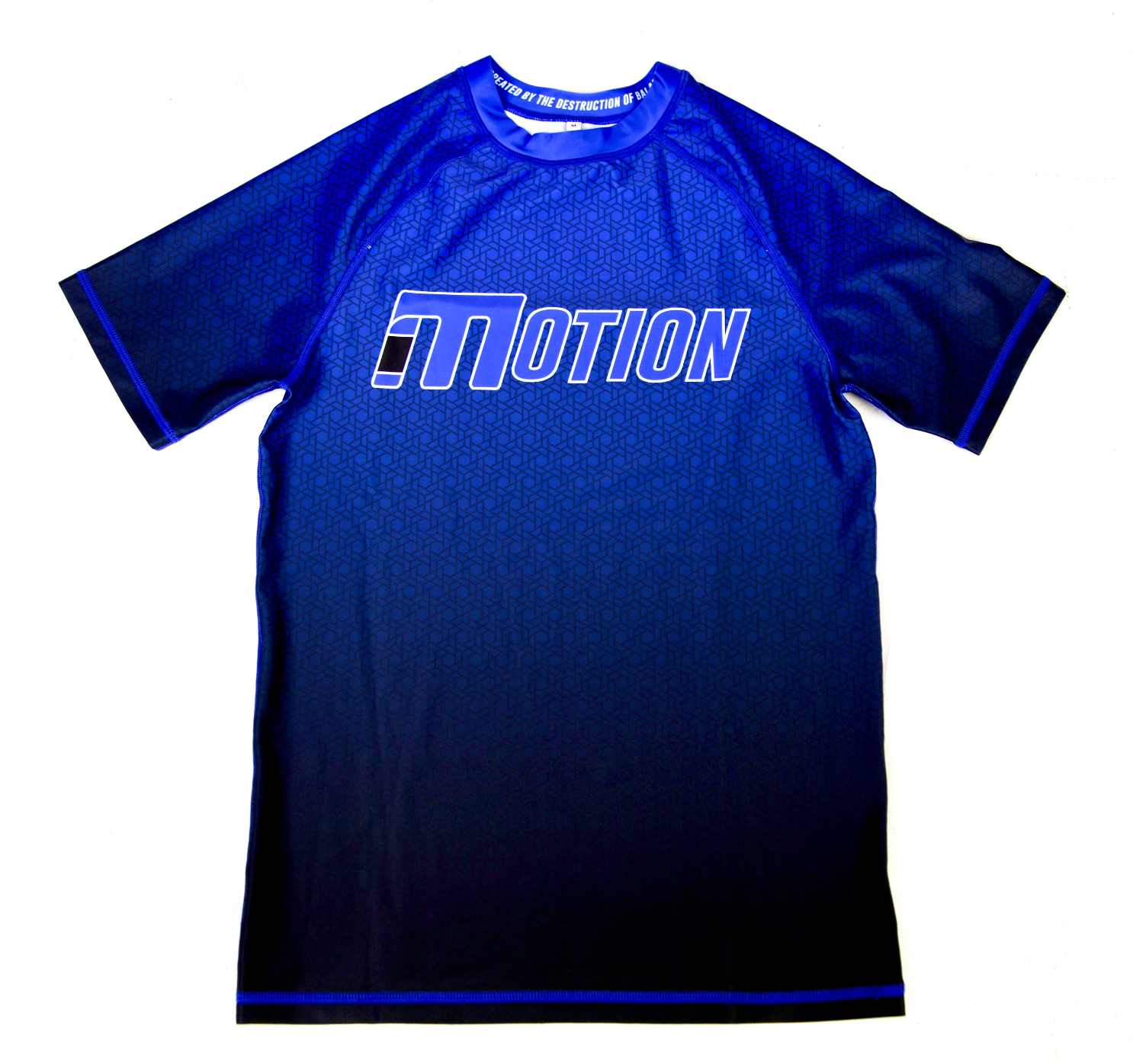 BLUE RANKED RASH GUARD