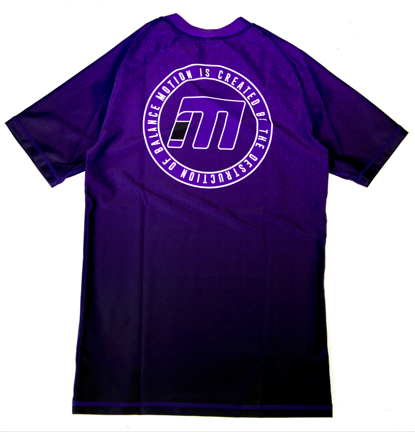 PURPLE RANKED RASH GUARD